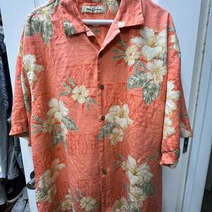Tommy Bahama Coral Floral Shirt